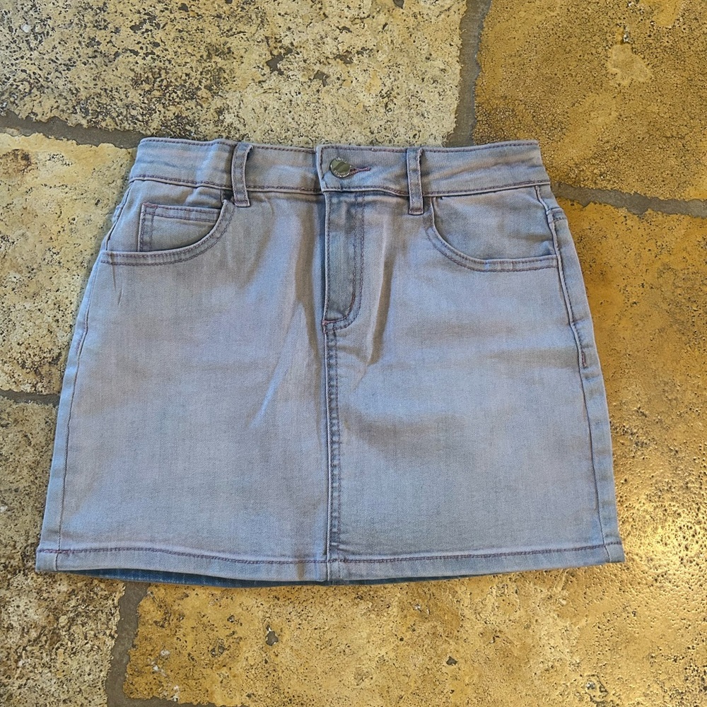 Lavender Guess Jean Skirt